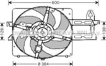 Ava Quality Cooling FD 7534 - Ventilators, Motora dzesēšanas sistēma autodraugiem.lv