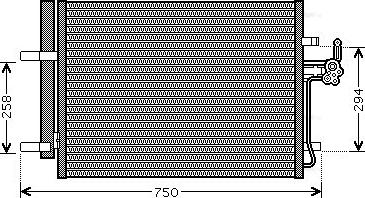 Ava Quality Cooling FDA5428D - Kondensators, Gaisa kond. sistēma autodraugiem.lv