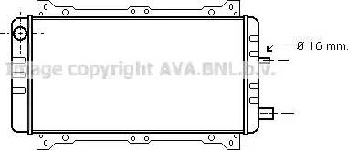 Ava Quality Cooling FDA2047 - Radiators, Motora dzesēšanas sistēma autodraugiem.lv