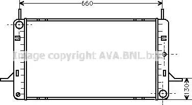 Ava Quality Cooling FDA2102 - Radiators, Motora dzesēšanas sistēma autodraugiem.lv