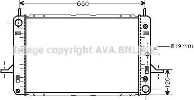 Ava Quality Cooling FDA2120 - Radiators, Motora dzesēšanas sistēma autodraugiem.lv