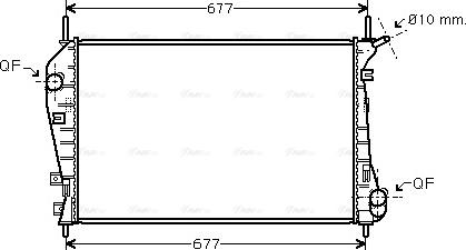 Ava Quality Cooling FDA2337 - Radiators, Motora dzesēšanas sistēma autodraugiem.lv