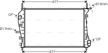 Ava Quality Cooling FDA2376 - Radiators, Motora dzesēšanas sistēma autodraugiem.lv