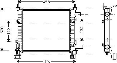 Ava Quality Cooling FDA2260 - Radiators, Motora dzesēšanas sistēma autodraugiem.lv