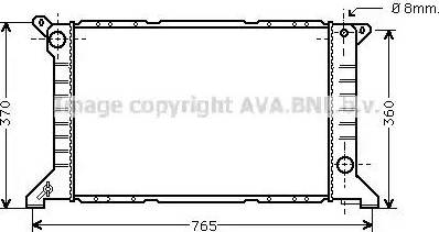 Ava Quality Cooling FDA2203 - Radiators, Motora dzesēšanas sistēma autodraugiem.lv