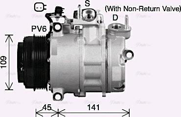 Ava Quality Cooling FDAK692 - Kompresors, Gaisa kond. sistēma autodraugiem.lv