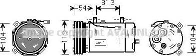 Ava Quality Cooling FDAK306 - Kompresors, Gaisa kond. sistēma autodraugiem.lv