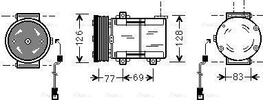Ava Quality Cooling FDAK289 - Kompresors, Gaisa kond. sistēma autodraugiem.lv