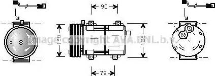 Ava Quality Cooling FD K282 - Kompresors, Gaisa kond. sistēma autodraugiem.lv