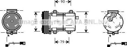 Ava Quality Cooling FDAK283 - Kompresors, Gaisa kond. sistēma autodraugiem.lv