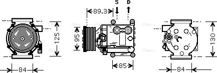 Ava Quality Cooling FD K402 - Kompresors, Gaisa kond. sistēma autodraugiem.lv