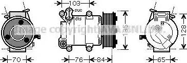 Ava Quality Cooling FD K418 - Kompresors, Gaisa kond. sistēma autodraugiem.lv