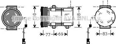 Ava Quality Cooling FD K289 - Kompresors, Gaisa kond. sistēma autodraugiem.lv