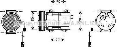 Ava Quality Cooling FD K275 - Kompresors, Gaisa kond. sistēma autodraugiem.lv