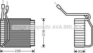 Ava Quality Cooling FD V110 - Iztvaikotājs, Gaisa kondicionēšanas sistēma autodraugiem.lv