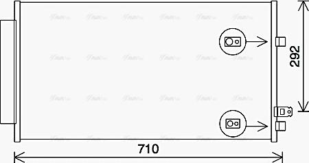 Ava Quality Cooling FT5462D - Kondensators, Gaisa kond. sistēma autodraugiem.lv