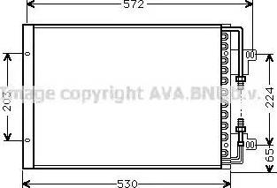 Ava Quality Cooling FT 5155 - Kondensators, Gaisa kond. sistēma autodraugiem.lv