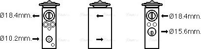 Ava Quality Cooling FT1405 - Izplešanās vārsts, Gaisa kond. sistēma autodraugiem.lv