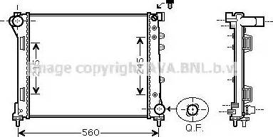 Ava Quality Cooling FT2403 - Radiators, Motora dzesēšanas sistēma autodraugiem.lv