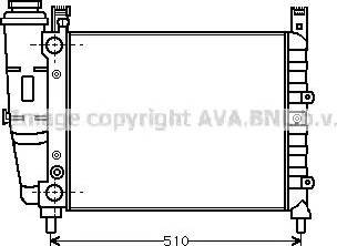 Ava Quality Cooling FT2044 - Radiators, Motora dzesēšanas sistēma autodraugiem.lv