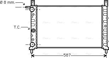 Ava Quality Cooling FT 2078 - Radiators, Motora dzesēšanas sistēma autodraugiem.lv