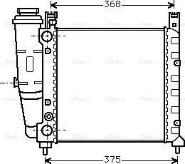 Ava Quality Cooling FT 2057 - Radiators, Motora dzesēšanas sistēma autodraugiem.lv