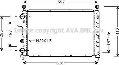 Ava Quality Cooling FT 2066 - Radiators, Motora dzesēšanas sistēma autodraugiem.lv