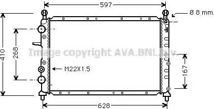 Ava Quality Cooling FT 2190 - Radiators, Motora dzesēšanas sistēma autodraugiem.lv