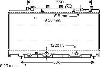 Ava Quality Cooling FT 2149 - Radiators, Motora dzesēšanas sistēma autodraugiem.lv