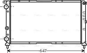 Ava Quality Cooling FT 2142 - Radiators, Motora dzesēšanas sistēma autodraugiem.lv