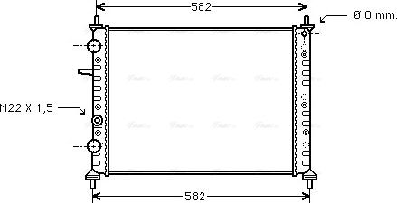 Ava Quality Cooling FT 2162 - Radiators, Motora dzesēšanas sistēma autodraugiem.lv