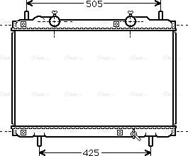 Ava Quality Cooling FT 2167 - Radiators, Motora dzesēšanas sistēma autodraugiem.lv