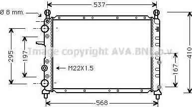 Ava Quality Cooling FT 2109 - Radiators, Motora dzesēšanas sistēma autodraugiem.lv