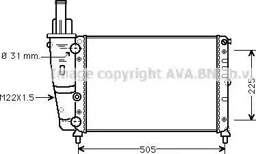 Ava Quality Cooling FT 2138 - Radiators, Motora dzesēšanas sistēma autodraugiem.lv