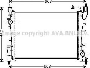 Ava Quality Cooling FT 2358 - Radiators, Motora dzesēšanas sistēma autodraugiem.lv