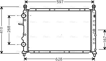 Ava Quality Cooling FT 2322 - Radiators, Motora dzesēšanas sistēma autodraugiem.lv