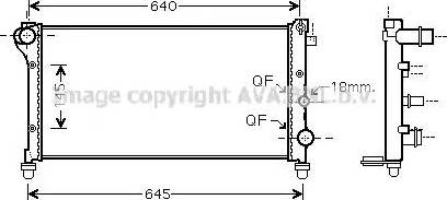 Ava Quality Cooling FT 2379 - Radiators, Motora dzesēšanas sistēma autodraugiem.lv