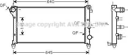 Ava Quality Cooling FT 2292 - Radiators, Motora dzesēšanas sistēma autodraugiem.lv