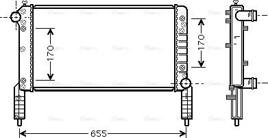 Ava Quality Cooling FT 2264 - Radiators, Motora dzesēšanas sistēma autodraugiem.lv