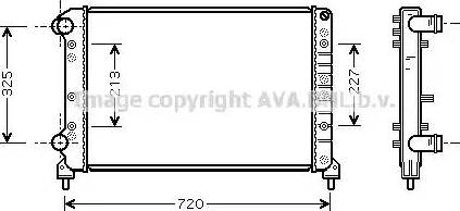 Ava Quality Cooling FT 2261 - Radiators, Motora dzesēšanas sistēma autodraugiem.lv