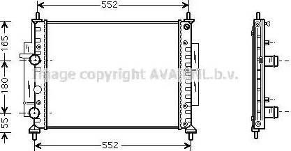 Ava Quality Cooling FT 2268 - Radiators, Motora dzesēšanas sistēma autodraugiem.lv