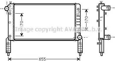 Ava Quality Cooling FT 2263 - Radiators, Motora dzesēšanas sistēma autodraugiem.lv