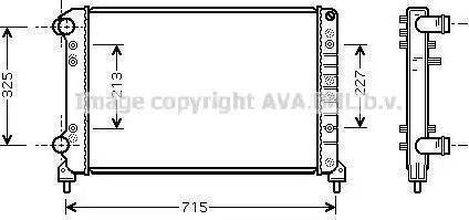 Magneti Marelli 350213179003 - Radiators, Motora dzesēšanas sistēma autodraugiem.lv