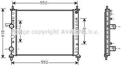 Ava Quality Cooling FT 2201 - Radiators, Motora dzesēšanas sistēma autodraugiem.lv