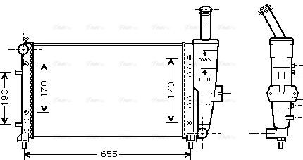 Ava Quality Cooling FT 2281 - Radiators, Motora dzesēšanas sistēma autodraugiem.lv