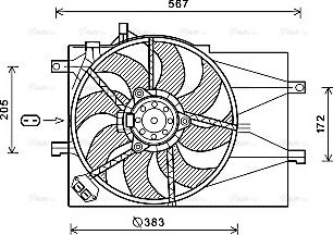 Ava Quality Cooling FT7598 - Ventilators, Motora dzesēšanas sistēma autodraugiem.lv