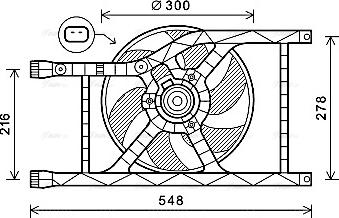 Ava Quality Cooling FT7593 - Ventilators, Motora dzesēšanas sistēma autodraugiem.lv