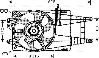 Ava Quality Cooling FT7592 - Ventilators, Motora dzesēšanas sistēma autodraugiem.lv