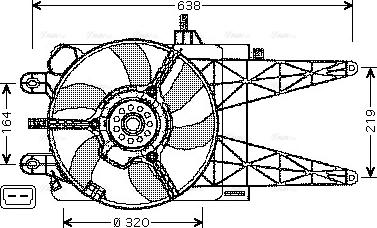 Ava Quality Cooling FT 7553 - Ventilators, Motora dzesēšanas sistēma autodraugiem.lv