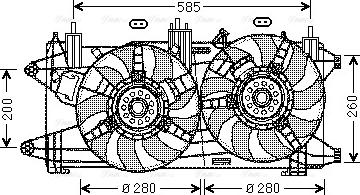 Ava Quality Cooling FT7569 - Ventilators, Motora dzesēšanas sistēma autodraugiem.lv